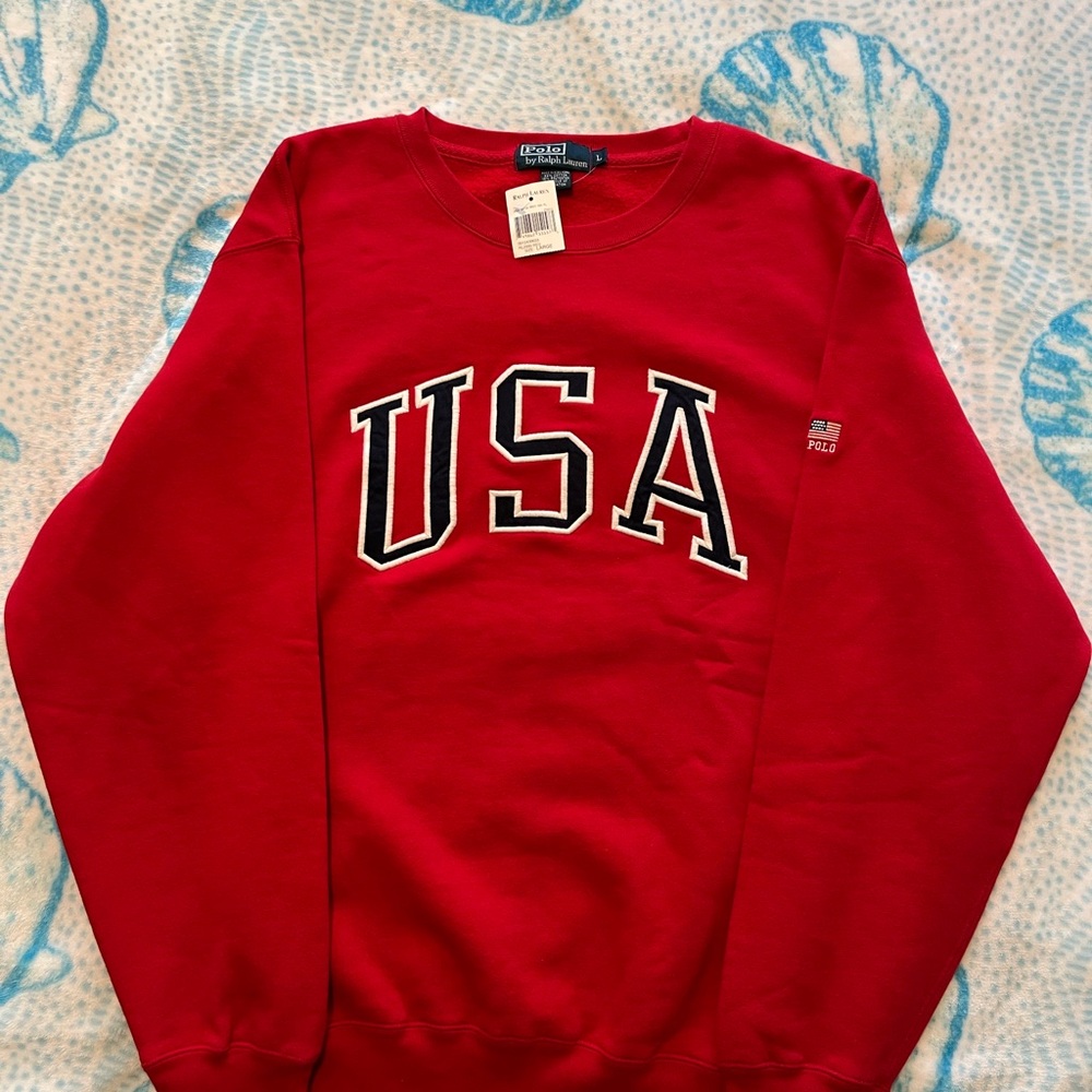 [BNWT] Vintage Polo Ralph Lauren Team USA Sweatshirt